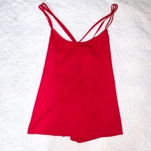 Abercrombie & Fitch Red Tank Top